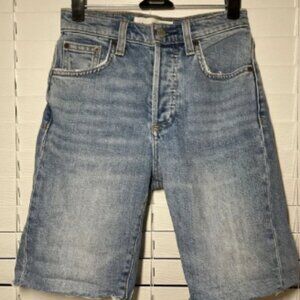 ARITZIA Denim Forum The Yoko Bermuda Short size 23